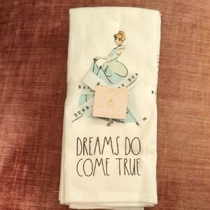 Rae Dunn Cinderella Dreams Do Come True Towel set